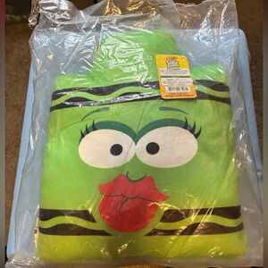 Crayola Green Apple Plush Pillow NWT